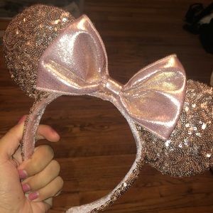 Rose gold Disneyland Park ears